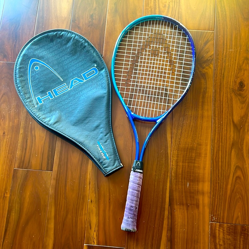 Tennis racket Head with case